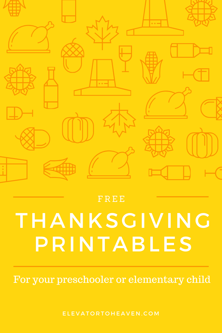 Thanksgiving printables