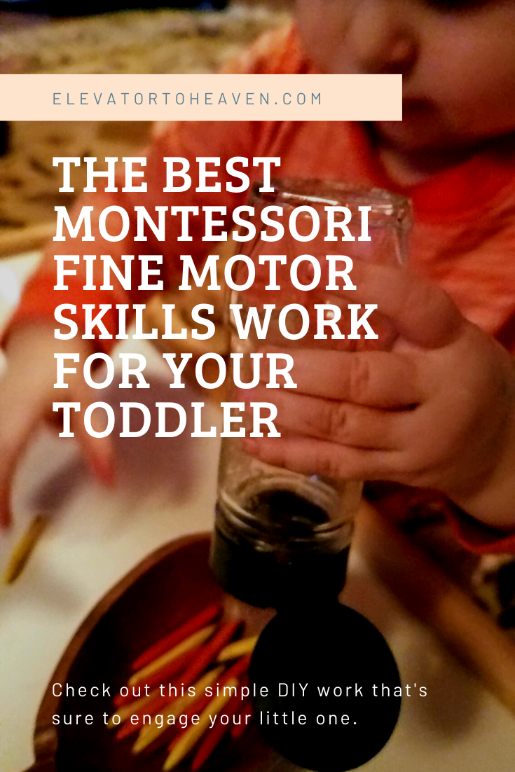 Montessori fine motor skills