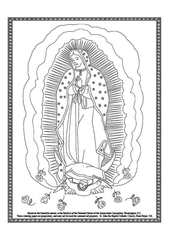 our lady of guadalupe craft