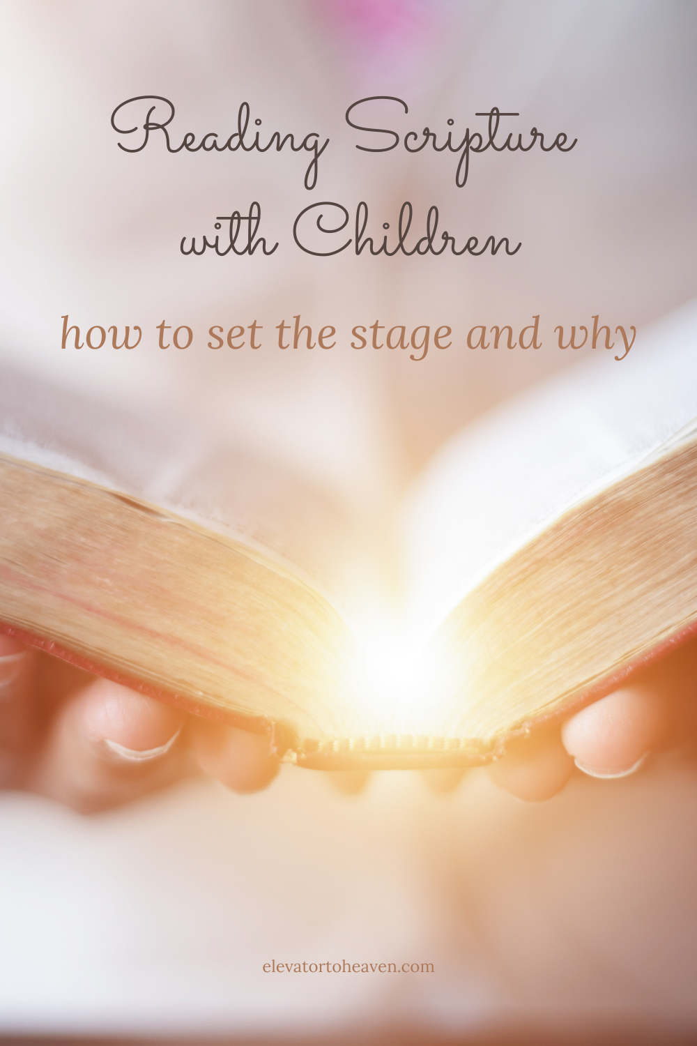 reading scripture to kids