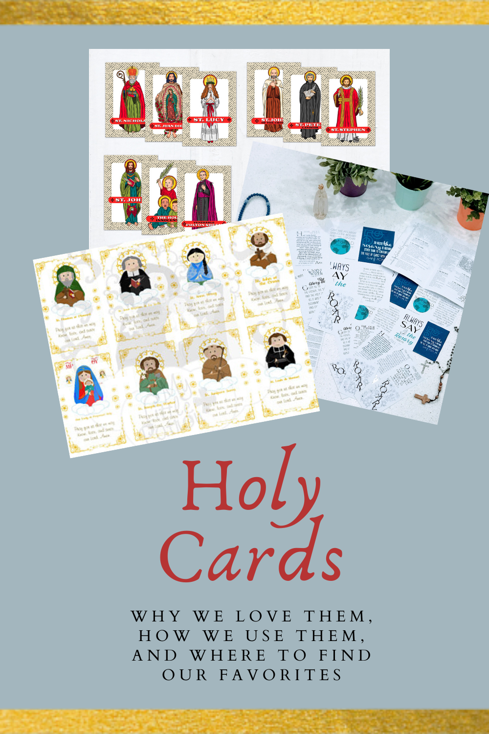 holy cards